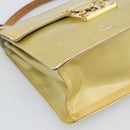 LOUIS VUITTON Monogram Vernis Spring street Hand Bag Gris M91029 LV Auth 190661-15