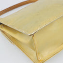 LOUIS VUITTON Monogram Vernis Spring street Hand Bag Gris M91029 LV Auth 190661-17
