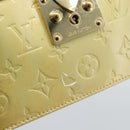 LOUIS VUITTON Monogram Vernis Spring street Hand Bag Gris M91029 LV Auth 190661-9