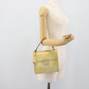 LOUIS VUITTON Monogram Vernis Spring street Hand Bag Gris M91029 LV Auth 190661-22