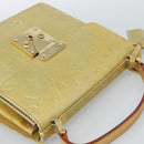 LOUIS VUITTON Monogram Vernis Spring street Hand Bag Gris M91029 LV Auth 190661-6