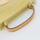LOUIS VUITTON Monogram Vernis Spring street Hand Bag Gris M91029 LV Auth 190661-7