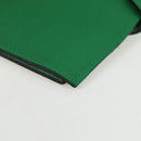 HERMES Yuris PM Note Cover Leather Green Auth 190663-14