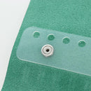 HERMES Yuris PM Note Cover Leather Green Auth 190663-20