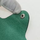 HERMES Yuris PM Note Cover Leather Green Auth 190663-11
