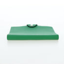 HERMES Yuris PM Note Cover Leather Green Auth 190663-5