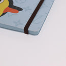 LOUIS VUITTON Notebook MM Jane Note Cover Light Blue GI1119 LV Auth 190665M-15