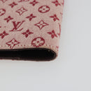 LOUIS VUITTON Monogram Mini Agenda PM Planner Cover Red R20912 LV Auth 190666-10