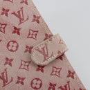 LOUIS VUITTON Monogram Mini Agenda PM Planner Cover Red R20912 LV Auth 190666-12