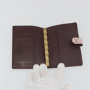 LOUIS VUITTON Monogram Mini Agenda PM Planner Cover Red R20912 LV Auth 190666-13