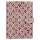 LOUIS VUITTON Monogram Mini Agenda PM Planner Cover Red R20912 LV Auth 190666-2