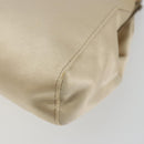 Miu Miu Accessory Pouch Satin Champagne Gold Auth 190668A-10