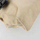 Miu Miu Accessory Pouch Satin Champagne Gold Auth 190668A-11