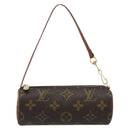 LOUIS VUITTON Monogram Papillon Pouch LV Auth 190671-13