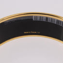 HERMES Emaille GM Beach Bracelet metal Gold Tone Auth 190673M-7