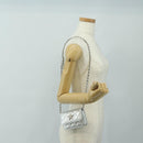 CHANEL Matelasse Chain Shoulder Bag Lamb Skin Silver CC Auth 190674SAM-24