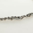 CHANEL Matelasse Chain Shoulder Bag Lamb Skin Silver CC Auth 190674SAM-8