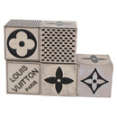 LOUIS VUITTON LV Cube Game metal Silver M99454 LV Auth 190676-2