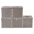 LOUIS VUITTON LV Cube Game metal Silver M99454 LV Auth 190676-5