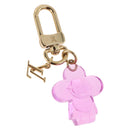 LOUIS VUITTON Bag Charm Vivienne Gummy Mini metal Rose M03652 LV Auth 190677M-1