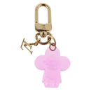 LOUIS VUITTON Bag Charm Vivienne Gummy Mini metal Rose M03652 LV Auth 190677M-2