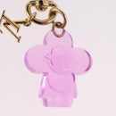 LOUIS VUITTON Bag Charm Vivienne Gummy Mini metal Rose M03652 LV Auth 190677M-3