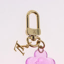LOUIS VUITTON Bag Charm Vivienne Gummy Mini metal Rose M03652 LV Auth 190677M-5