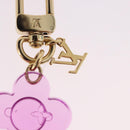 LOUIS VUITTON Bag Charm Vivienne Gummy Mini metal Rose M03652 LV Auth 190677M-8