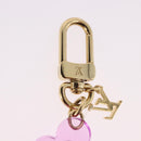 LOUIS VUITTON Bag Charm Vivienne Gummy Mini metal Rose M03652 LV Auth 190677M-9