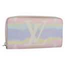 LOUIS VUITTON Monogram Escal Zippy Wallet Long Wallet Pink M69110 LV Auth 190680-1