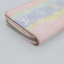 LOUIS VUITTON Monogram Escal Zippy Wallet Long Wallet Pink M69110 LV Auth 190680-17