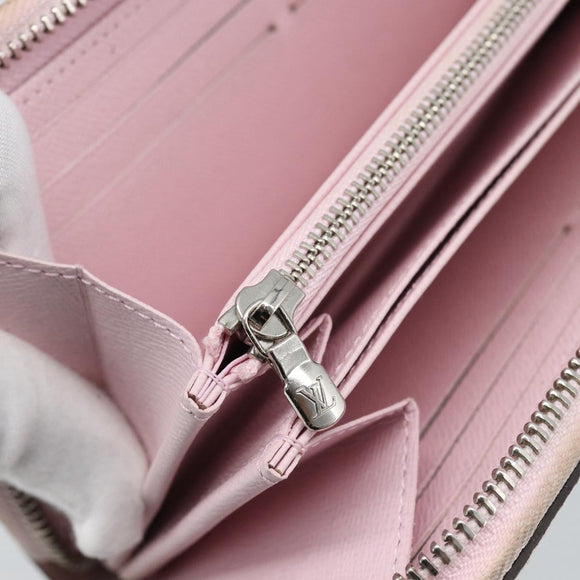 LOUIS VUITTON Monogram Escal Zippy Wallet Long Wallet Pink M69110 LV Auth 190680