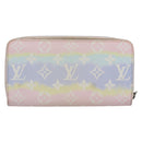 LOUIS VUITTON Monogram Escal Zippy Wallet Long Wallet Pink M69110 LV Auth 190680-2