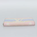 LOUIS VUITTON Monogram Escal Zippy Wallet Long Wallet Pink M69110 LV Auth 190680-6