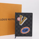 LOUIS VUITTON Damier Graphite Kai Eclamance Note GI0248 LV Auth 190684M-16