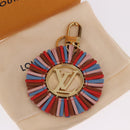 LOUIS VUITTON Porte Cles Fringe Key Holder metal Gold M68463 LV Auth 190687M-10