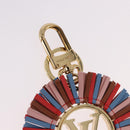 LOUIS VUITTON Porte Cles Fringe Key Holder metal Gold M68463 LV Auth 190687M-4