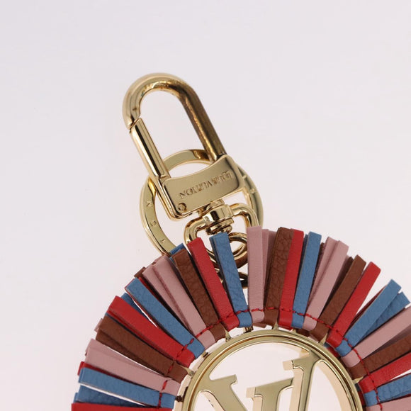 LOUIS VUITTON Porte Cles Fringe Key Holder metal Gold M68463 LV Auth 190687M