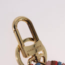 LOUIS VUITTON Porte Cles Fringe Key Holder metal Gold M68463 LV Auth 190687M-5