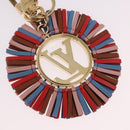 LOUIS VUITTON Porte Cles Fringe Key Holder metal Gold M68463 LV Auth 190687M-7
