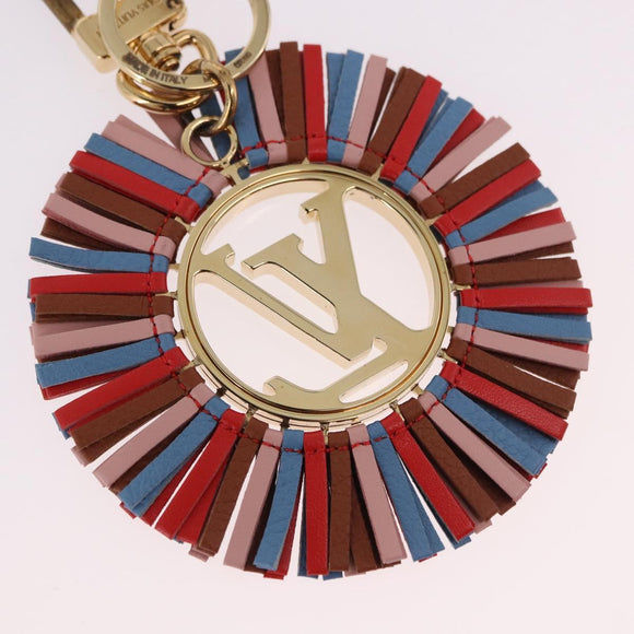LOUIS VUITTON Porte Cles Fringe Key Holder metal Gold M68463 LV Auth 190687M