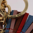 LOUIS VUITTON Porte Cles Fringe Key Holder metal Gold M68463 LV Auth 190687M-9