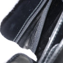 Salvatore Ferragamo Gancini Hand Bag Leather 2way Black Gold Auth 190688-11
