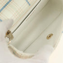 CHANEL Matelasse 20 Chain Shoulder Bag Leather White Gold CC Auth 190689SAM-10