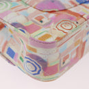 CHANEL Matelasse 25 Chain Bag Lamb Skin Multicolor Silver CC Auth 190690SM-12