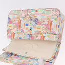 CHANEL Matelasse 25 Chain Bag Lamb Skin Multicolor Silver CC Auth 190690SM-19