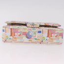 CHANEL Matelasse 25 Chain Bag Lamb Skin Multicolor Silver CC Auth 190690SM-9
