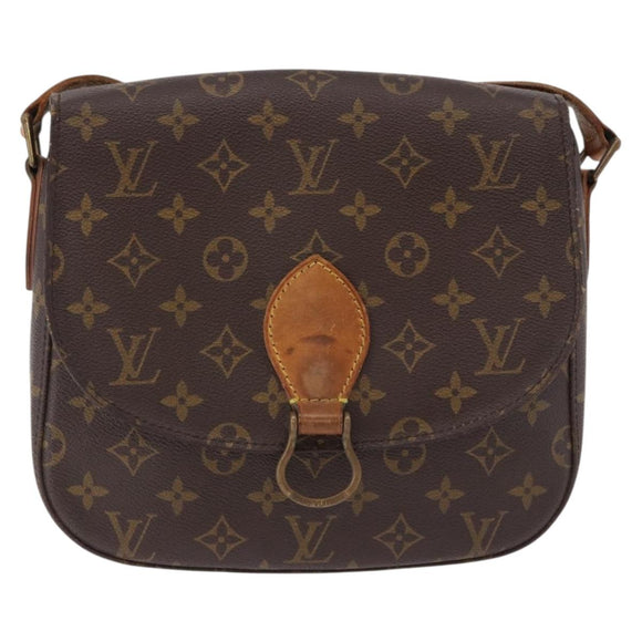 LOUIS VUITTON Monogram Saint Cloud GM Shoulder Bag M51242 LV Auth 190699