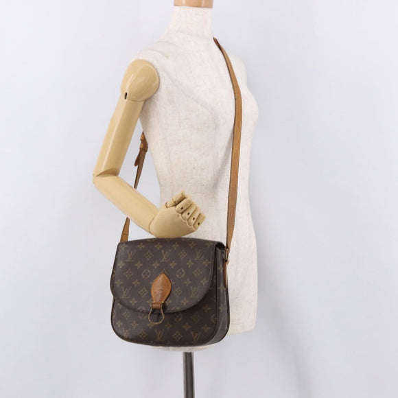 LOUIS VUITTON Monogram Saint Cloud GM Shoulder Bag M51242 LV Auth 190699