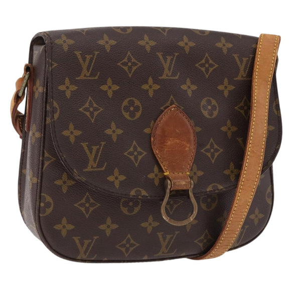 LOUIS VUITTON Monogram Saint Cloud GM Shoulder Bag M51242 LV Auth 190701
